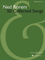 50 Collected Songs: Medium/Low Voice - Ned Rorem