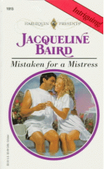 Mistaken for a Mistress - Jacqueline Baird