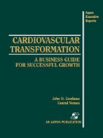 Cardiovascular Transformation: A Business Guide for Successful Growth - Conrad Vernon, John O. Goodman