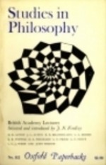 Studies on Philosophy: British Academy Lectures - J.N. Findlay