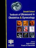 Donald School Textbook of Ultrasound in Obstetrics & Gynecology - Asim Kurjak, Frank A. Chervenak