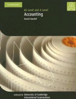 Accounting: As Level and a Level - Harold Randall