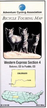 Bicycle Touring Map: Western Express Section 4 - Adventure Cycling Association