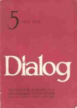 Dialog, nr 5 / maj 1971 - Jarosław Marek Rymkiewicz, Bohdan Drozdowski, Hiber Conteris, Redakcja miesięcznika Dialog