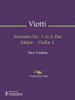 Serenata No. 1 in E-flat Major - Violin 2 - Giovanni Viotti