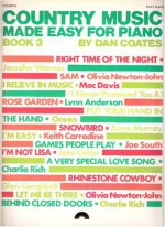 Country Music Made Easy For Piano (Book 3) - Dan Coates, Tom Debrecht