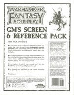 GM Screen and Reference Pack - James Wallis