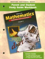 Mathematics Parent and Student Study Guide Workbook: Course 3: Applications and Connections - Glencoe/McGraw-Hill