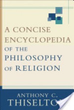 A Concise Encyclopedia of the Philosophy of Religion - Anthony C. Thiselton