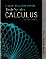 Single Variable Calculus: Early Transcendentals Student Solutions Manual - Jon Rogawski, Gregory P. Dresden