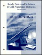 Ready Notes/Odd Solutions for Use With Accounting - David Marshall, Wayne W. McManus