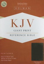 KJV Giant Print Reference Bible, Brown Genuine Cowhide - Holman Bible Publisher