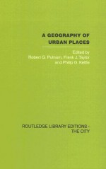 A Geography of Urban Places: Selected Readings - R & Tay Putnam, Frank Taylor, Phillip Kettle