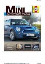 New Mini Performance Manual - Tim Mundy