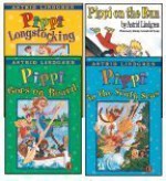 The Pippi Longstocking 4-Book Set: Pippi Longstocking, Pippi Goes on Board, Pippi in the South Seas, and Pippi on the Run - Astrid Lindgren, Emily Arnold McCully, Louis S. Glanzman