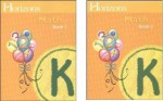 Horizons Math K SET of 2 Student Workbooks K-1 and K-2 - Alan Christopherson