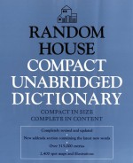 Random House Compact Unabridged Dictionary: Book Only - Tony Geiss