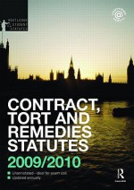 Contract, Tort and Restitution Statutes 2009-2010 - Routledge-Cavendish, Howard Johnson