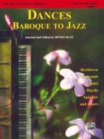 The Young Pianist's Library, Bk 13A: Dances -- Baroque to Jazz - Denes Agay