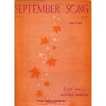 September Song - Maxwell Anderson, Kurt Weill