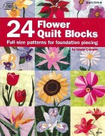 24 Flower Quilt Blocks - Linda Causee