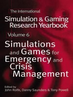 International Simulation and Gaming Research Yearbook: Simulations and Games for Emergency and Crisis Management - Tony (Educational Development Wo Powell, John Rolfe, Danny (Head Educational Devel Saunders