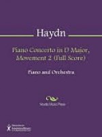 Piano Concerto in D Major, Movement 2 (Full Score) - Franz Haydn