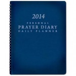 2014 Personal Prayer Diary and Daily Planner (Navy Blue) - Ywam Publishing