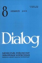 Dialog, nr 8 (537) / sierpień 2001 - Marek Radziwon, Marek Pruchniewski, Dea Loher, Redakcja miesięcznika Dialog, Anne Bogart