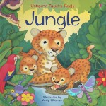 Jungle Touchy-feely Board Book (Luxury Touchy-Feely Board Books) - Fiona Watt, Andy Elkerton