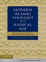 Modern Islamic Thought in a Radical Age - Muhammad Qasim Zaman