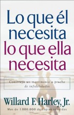 Lo que él necesita, lo que ella necesita: Edifique un matrimonio a prueba de relaciones extramatrimoniales - Willard F. Harley Jr.