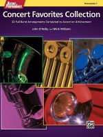 Accent on Performance Concert Favorites Collection: 22 Full Band Arrangements Correlated to Accent on Achievement (Percussion 1) - John O'Reilly, Mark Williams