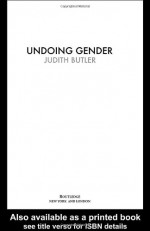 Undoing Gender - Judith Butler