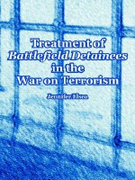 Treatment of "Battlefield Detainees" in the War on Terrorism - Jennifer Elsea