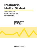 Pediatric Medical Student: USMLE Board Parts II and III, Pearls of Wisdom - Robert M. Levin, Scott H. Plantz, Peter Emblad