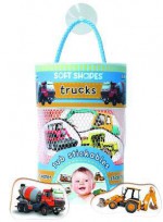 Soft Shapes Tub Stickables: trucks (Photographic Bath Stickers) - Ikids