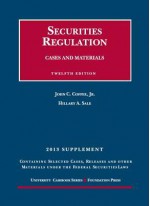 Securities Regulation, 12th, 2013 Case Supplement - John C. Coffee Jr., Hillary A. Sale