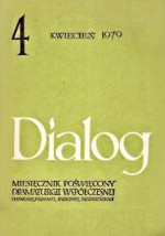 Dialog, nr 4 / kwiecień 1979 - Aleksander Ścibor-Rylski, Piotr Domański, Gert Loschütz, Hrafn Gunnlaugsson, Redakcja miesięcznika Dialog