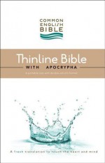 CEB Common English Thinline Bible with Apocrypha Hardcover - Common English Bible