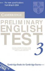 Cambridge Preliminary English Test 3 Audio Cassette Set (2 Cassettes): Examination Papers from the University of Cambridge ESOL Examinations - Cambridge ESOL