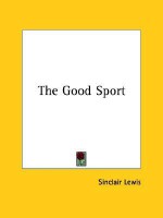 The Good Sport - Sinclair Lewis