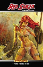 Red Sonja: She Devil with a Sword Volume 5 -- World on Fire SC (v. 5) - Michael Avon Oeming, Brian Reed, Homs, Vinicius Andrade, Richard Starkings