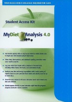 MyDietAnalysis 4.0 Student Access Code Card - Benjamin Cummings, ESHA