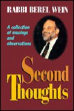 Second Thoughts: A Collection of Musings and Observations - Berel Wein