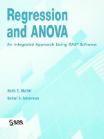 Regression and Anova: An Integrated Approach Using SAS Software - K.E. Muller