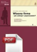 Własna Firma - jak założyć i poprowadzić - Anna Jeleńska