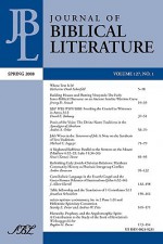 Journal of Biblical Literature, Spring 2008 - James C. VanderKam