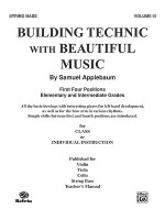 Building Technic with Beautiful Music: String Bass, Volume 3 - Samuel Applebaum