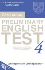 Cambridge Preliminary English Test 4 Audio Cassette Set (2 Cassettes): Examination Papers from the University of Cambridge ESOL Examinations - Cambridge ESOL